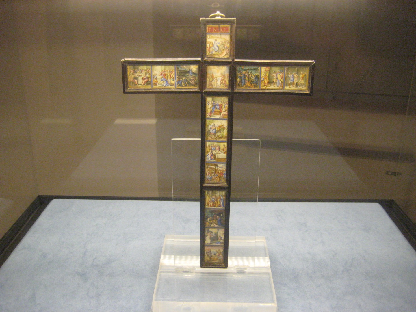 Croce miniata del Cardinale Marzati